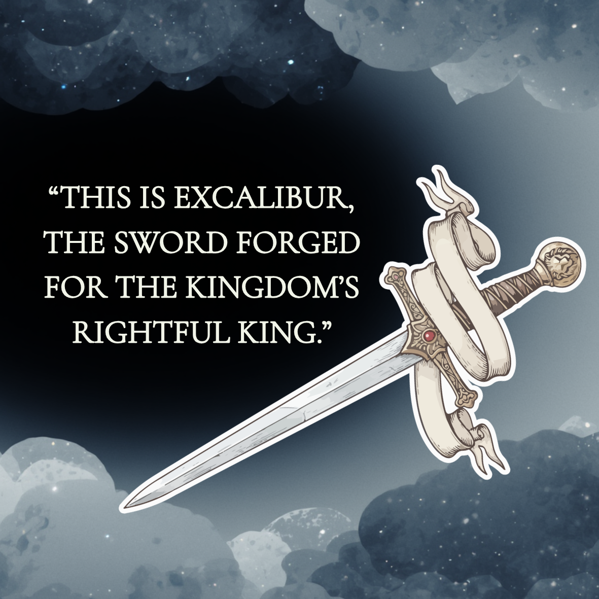 ‘This is Excalibur’ Sticker